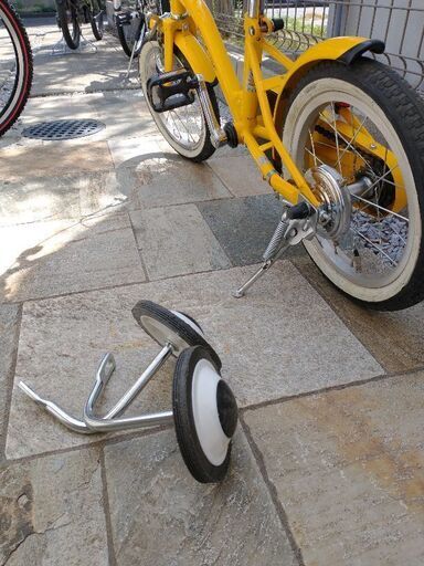 子ども用自転車　14型　黄色　あさひ自転車