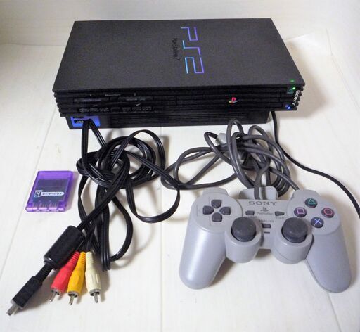 ☆ソニー SONY SCPH-50000 Play Station2 プレイステーション2本体一式◆DVDデッキとしても