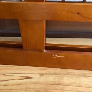 中古品の木製二段ベッド☆はしご付き
