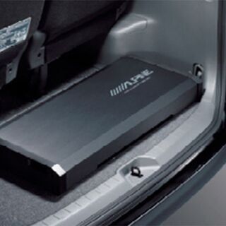 ALPINE 専用小型アンプ付属 パワードサブウーファー SWE-2200