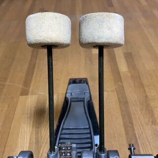 美品 YAMAHA  DFP880 ヤマハバスドラム用  ツインペダル(ダブルペダル)     TWIN FOOT PEDAL FOR BASS DRUM フットペダル