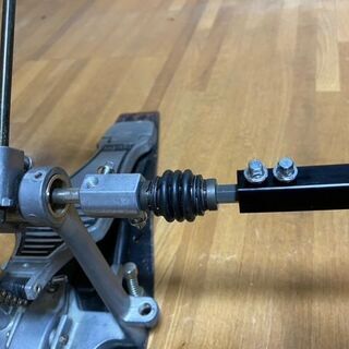 美品 YAMAHA  DFP880 ヤマハバスドラム用  ツインペダル(ダブルペダル)     TWIN FOOT PEDAL FOR BASS DRUM フットペダル