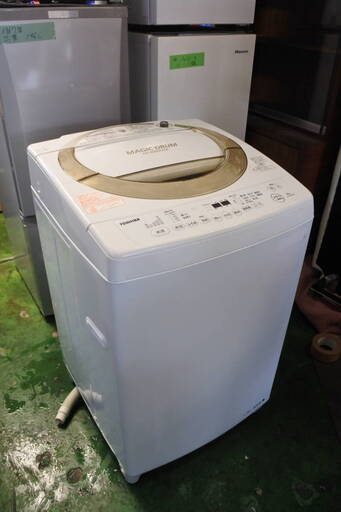 東芝 16年式 AW-830JDM 8kg洗い 乾燥機能付き 洗濯機 エリア格安配達