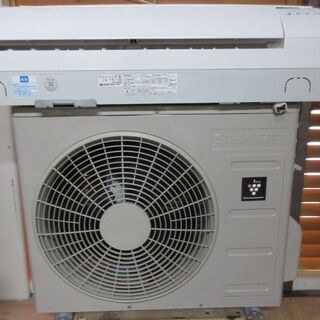 K02379　シャープ　中古エアコン　主に6畳用　冷2.2kw／暖2.5kw