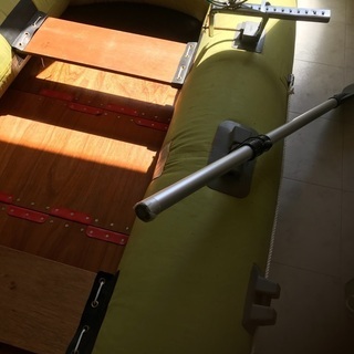 アキレス4人乗り ゴムボート 全長2.6 幅1.3 アンカー 自動空気入れ付き　値下げ