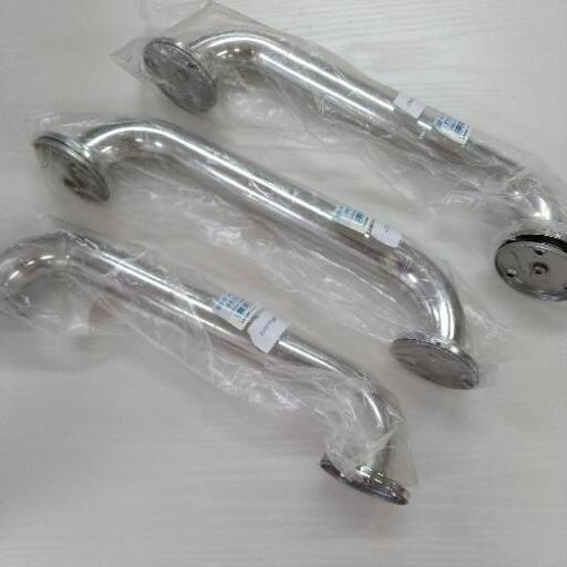 192@新品３点セット　WAKI ステンレス手すり 32Φ 300mm 32S-11