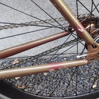 《売約済み》《市内配達無料》《防犯登録料込み》中古車　ピスト　Create bikes 700x25 シングルスピード