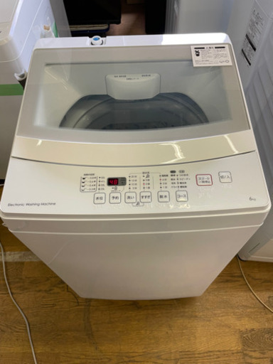 s0713-4 ☆美品☆ ニトリ　全自動電気洗濯機　NTR60 6kg 2019年製