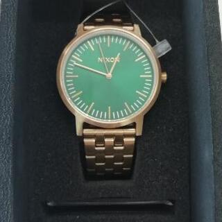 030◇未使用◇NIXON  腕時計 ALL GOLD/GREE...