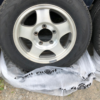 最終値下げジムニー JA11純正ホイール、DUNLOP スタッドレスタイヤ 