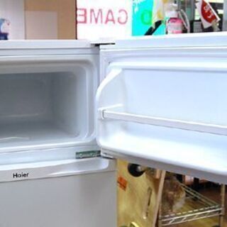 冷蔵庫 91L 2015年製 2ドア ハイアール JR-N91J 2ドア ホワイト 100Lクラス以下 小型 コンパクト 小さめ Haier 札幌市 清田区 平岡