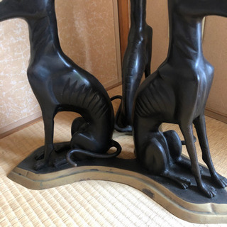 アンティークガラステーブル、壁掛けフレーム