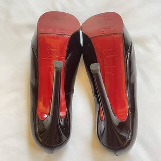 クリスチャンルブタン ビアンカ エナメル ボルドー