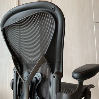 【美品】【正規品】アーロンチェア 固定アーム Bサイズ（AE112PWB-PJG1BBBK3D01）