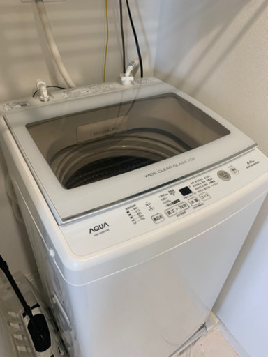 値段交渉OK！洗濯機 8kg 2019年製 AQUA 美品