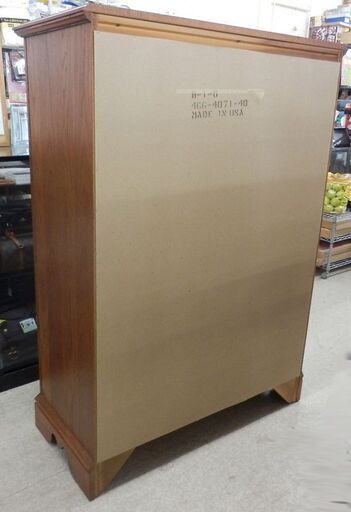 アメリカンヴィンテージ家具 Broyhill/ブロイヒル 6段チェスト 102×46×141 ミッドセンチュリー 引出し 扉 タンス ビンテージ アンティーク レトロ 札幌 西野店 アメリカンヴィンテージ家具 Broyhill/ブロイヒル 6段チェスト