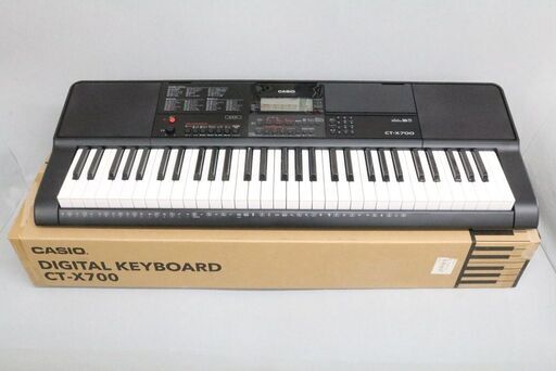 動品　カシオ　Casiotone　61鍵盤　電子キーボード　CT-X700　カシオトーン