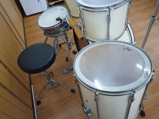 引取限定】ドラムセット Pearl パール BEAT INN SERIES 椅子付 POWER