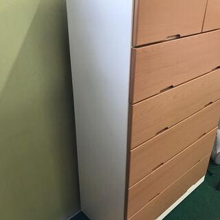 【愛品館八千代店】 ニトリ　6段ハイチェスト　LBR【愛八GS】