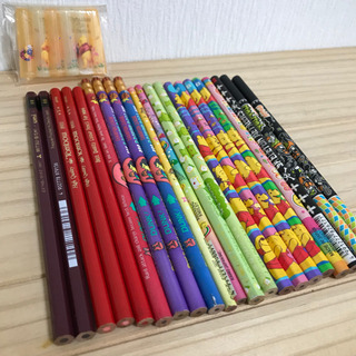 [取引者決定] 未使用 鉛筆21本 鉛筆キャップ