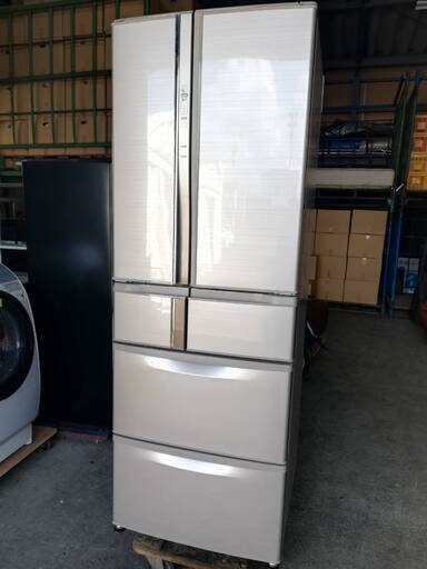 【071315】冷凍冷蔵庫　冷凍冷蔵庫　三菱　MR-R47Z-F1形　冷凍室135L　冷蔵室330L　2016年製【引取限定】