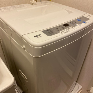 【受付終了】AQUA 洗濯機(4.5kg) / 1〜2人用【7/...