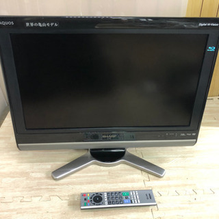 値下げ SHARP ブルーレイ付き26インチ液晶テレビ LC-2...