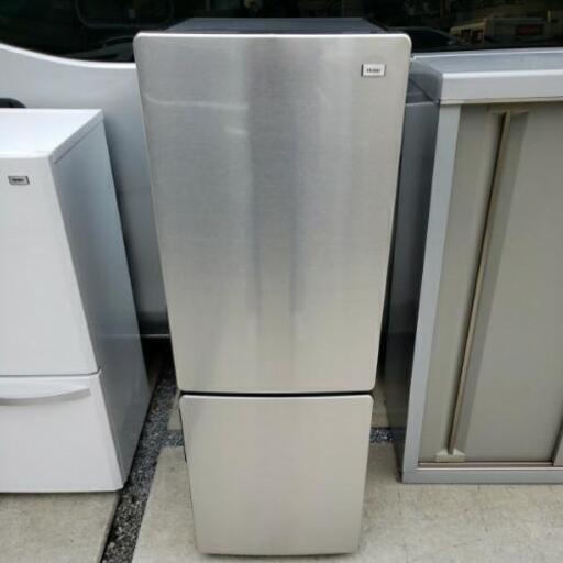 ☆美品☆Haier ハイアール 173L 2ドア 冷凍冷蔵庫 JR-XP2NF173F 2020年製 シルバー×ブラック 直接引取大歓迎！