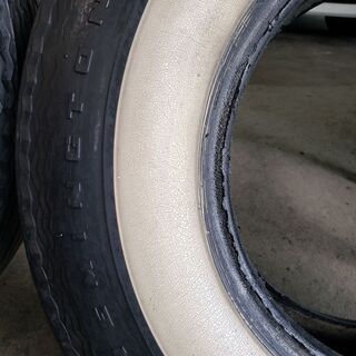 レミントン/G78-14/ワイドホワイトリボンタイヤ/Cushion-Air/フォード/ギャラクシー スカイライナー