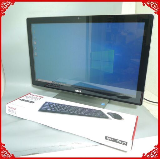 一体型PC 中古動作良品 Windows10 23型 DELL Inspiron 2350 第4世代Core i5 8GB 高速SSD-32GB HDD-1TB 無線 タッチ対応 LibreOffice