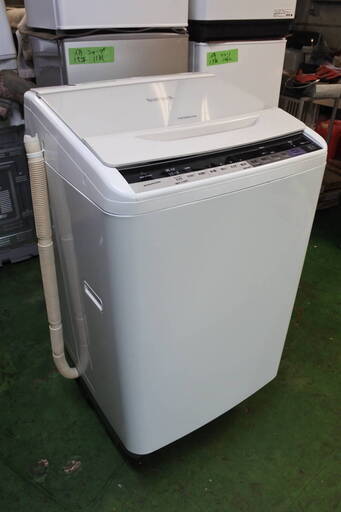 日立 17年式 BW-V70A 7kg洗い 簡易乾燥機能付き 洗濯機 ファミリータイプ エリア格安配達