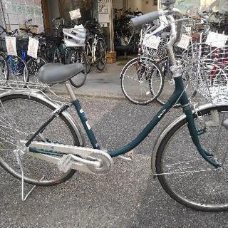 中古自転車１６１３　前後タイヤ新品！　ブリヂストン　ステンレスキング　SKG60U　２６インチ　ギヤなし　ダイナモライト　ステンレス部品；ハンドル・スポーク・リヤキャリア・泥除け・ブレーキレバー　アルミ部品；クランク