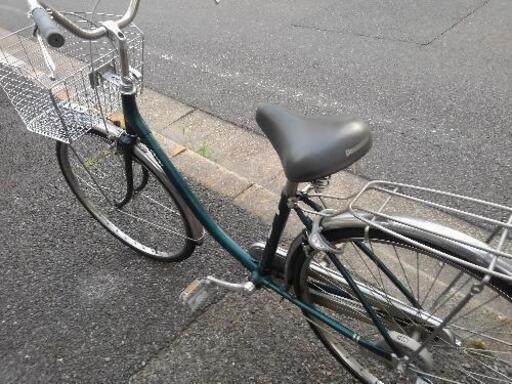 中古自転車１６１３　前後タイヤ新品！　ブリヂストン　ステンレスキング　SKG60U　２６インチ　ギヤなし　ダイナモライト　ステンレス部品；ハンドル・スポーク・リヤキャリア・泥除け・ブレーキレバー　アルミ部品；クランク
