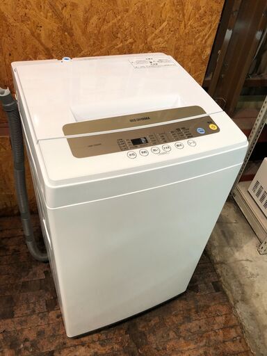 【動作保証60日間あり】IRIS OHYAMA 2019年 IAW-T502EN 5.0kg 洗濯機 ②【管理KRS369】