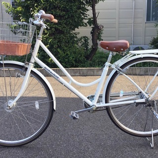 良品＞OLIVE des OLIVE・27インチ自転車・内装3段変速・LEDライト 