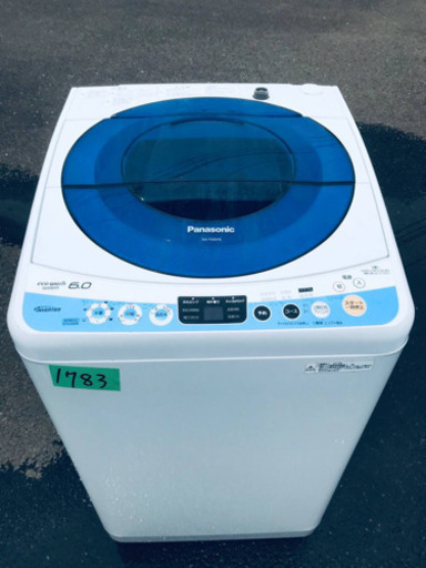 ①1783番 Panasonic✨全自動電気洗濯機✨NA-FS60H6‼️