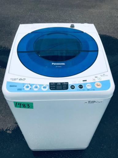 ①1783番 Panasonic✨全自動電気洗濯機✨NA-FS60H6‼️ ①1783番 Panasonic✨全自動電気洗濯機✨NA-FS60H6‼️