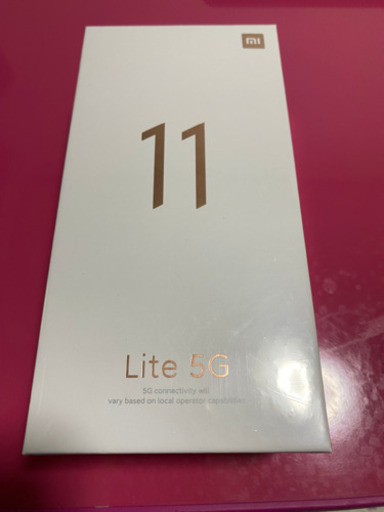 SIMフリー 格安スマートフォン  Xiaomi Mi 11 Lite 5G 6+128GB トリュフブラック