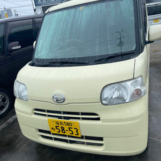 22年式 タント 4WD アイボリー DAIHATSU TANTO 