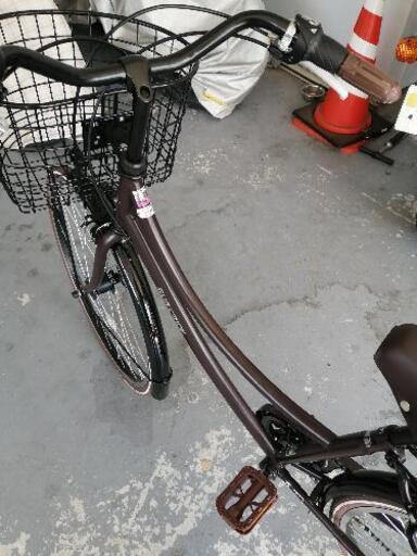 交渉中　美品　26インチ6段変速　自転車　シティサイクル　ブラウン