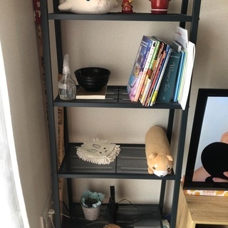Grey IKEA bookcase / IKEA 本棚 / 棚...