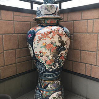 【40万で購入】大きなツボ・かめ・シーサー 高さ約115cm