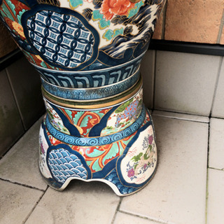 【40万で購入】大きなツボ・かめ・シーサー 高さ約115cm