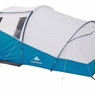 QUECHUA (ケシュア) キャンプ ファミリーテント ポール式 ARPENAZ FAMILY 4.1 FRESH&BLACK - 4人用 1ルーム