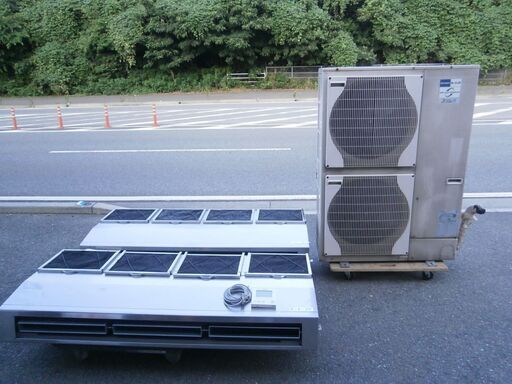 中古品 三菱 MITSUBISHI ミツビシ パッケージエアコン PCZX-RP280HC 10馬力 スリムR 天吊り 厨房 冷房 配管分ガス無し
