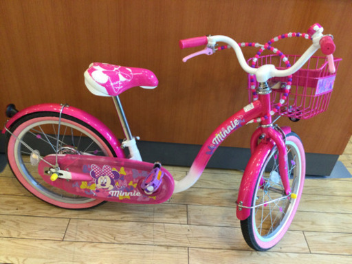 ミニーマウス 子供用自転車 【ﾄﾚﾌｧｸ桶川店】