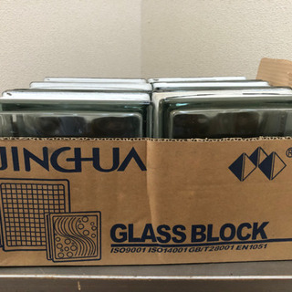 未使用 ガラスブロック6個セット JINGHUA 建築資材  − 福岡県