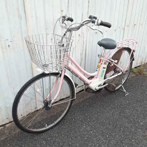 電動アシスト自転車7月-7　ブリヂストン　バッテリー　鍵　充電器付き