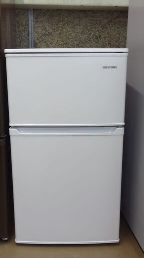 アイリス 冷蔵庫 KRSD-9A-W　中古品 90L　2019年