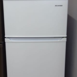 アイリス 冷蔵庫 KRSD-9A-W 中古品 90L 2019年
